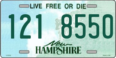 NH license plate 1218550