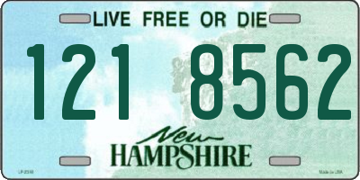 NH license plate 1218562