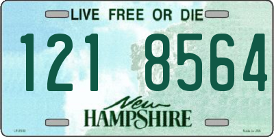 NH license plate 1218564