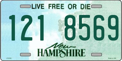 NH license plate 1218569