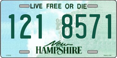 NH license plate 1218571