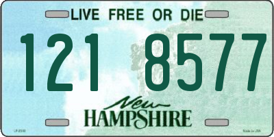 NH license plate 1218577