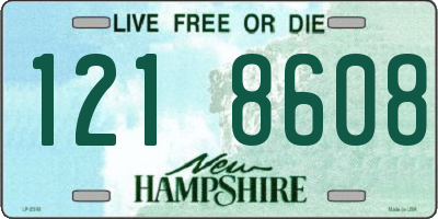 NH license plate 1218608