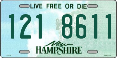 NH license plate 1218611