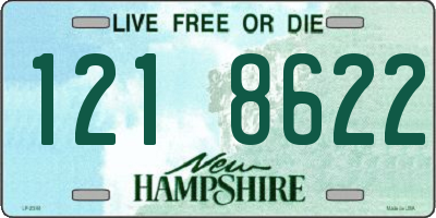 NH license plate 1218622