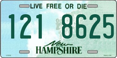 NH license plate 1218625