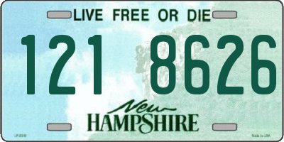 NH license plate 1218626