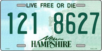 NH license plate 1218627