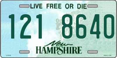 NH license plate 1218640