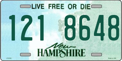 NH license plate 1218648