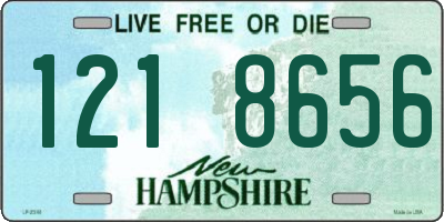 NH license plate 1218656