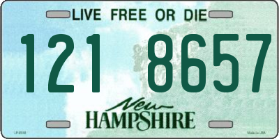 NH license plate 1218657