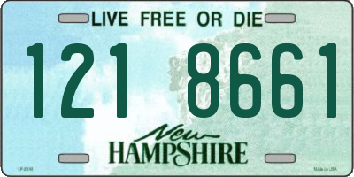 NH license plate 1218661