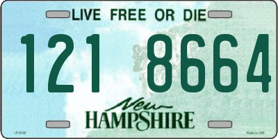 NH license plate 1218664