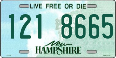 NH license plate 1218665