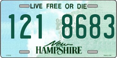 NH license plate 1218683