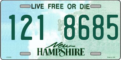 NH license plate 1218685