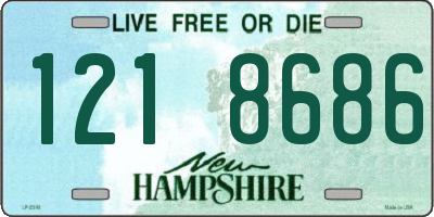 NH license plate 1218686