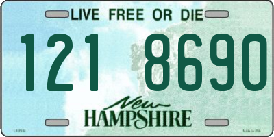 NH license plate 1218690