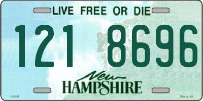NH license plate 1218696