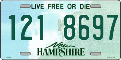 NH license plate 1218697