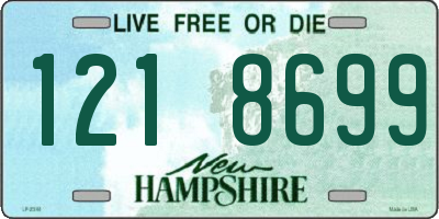 NH license plate 1218699