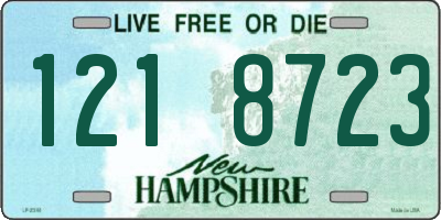 NH license plate 1218723
