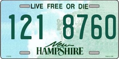 NH license plate 1218760