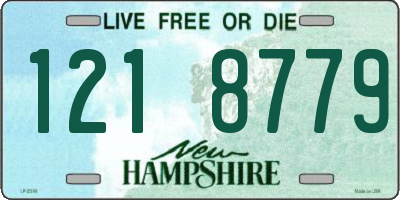 NH license plate 1218779