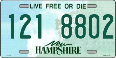 NH license plate 1218802