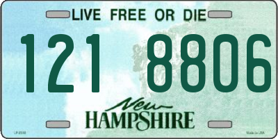 NH license plate 1218806