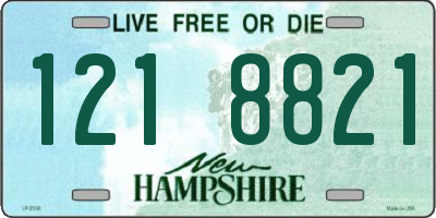 NH license plate 1218821