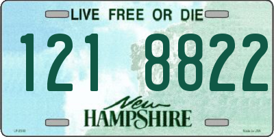 NH license plate 1218822