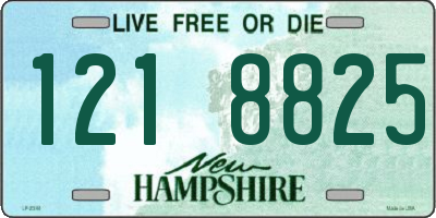NH license plate 1218825