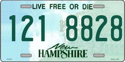 NH license plate 1218828