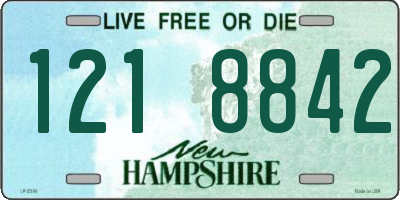NH license plate 1218842