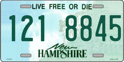 NH license plate 1218845