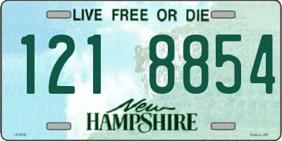 NH license plate 1218854