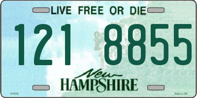 NH license plate 1218855