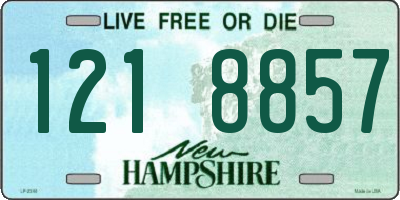 NH license plate 1218857