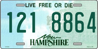 NH license plate 1218864