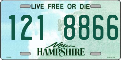 NH license plate 1218866