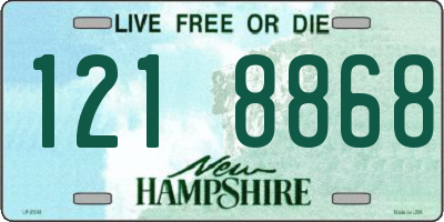 NH license plate 1218868