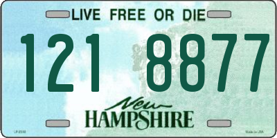 NH license plate 1218877