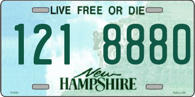 NH license plate 1218880