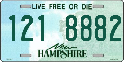 NH license plate 1218882