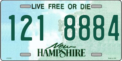 NH license plate 1218884