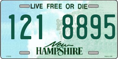 NH license plate 1218895