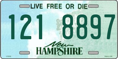 NH license plate 1218897