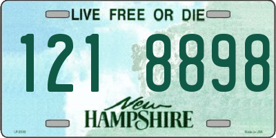 NH license plate 1218898